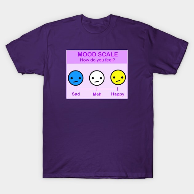 Mood Scale T-Shirt by pencilnekarts